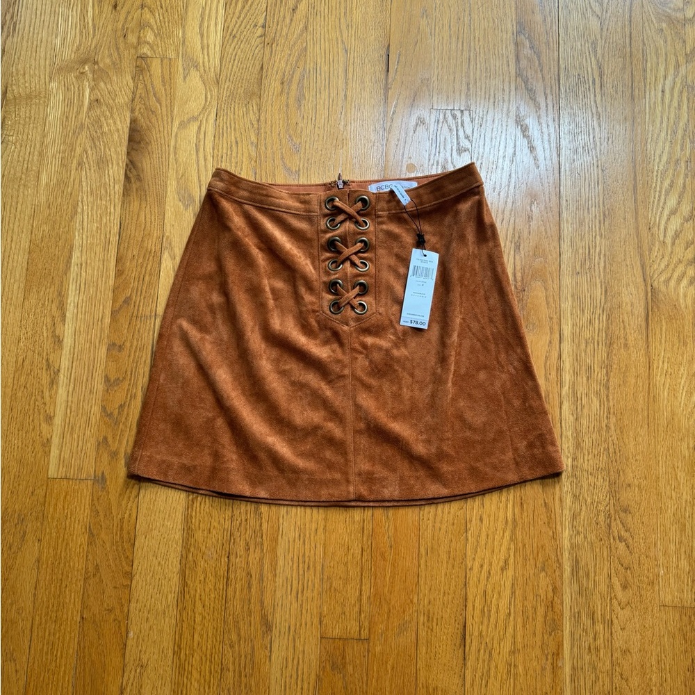 BCBG Suede skirt